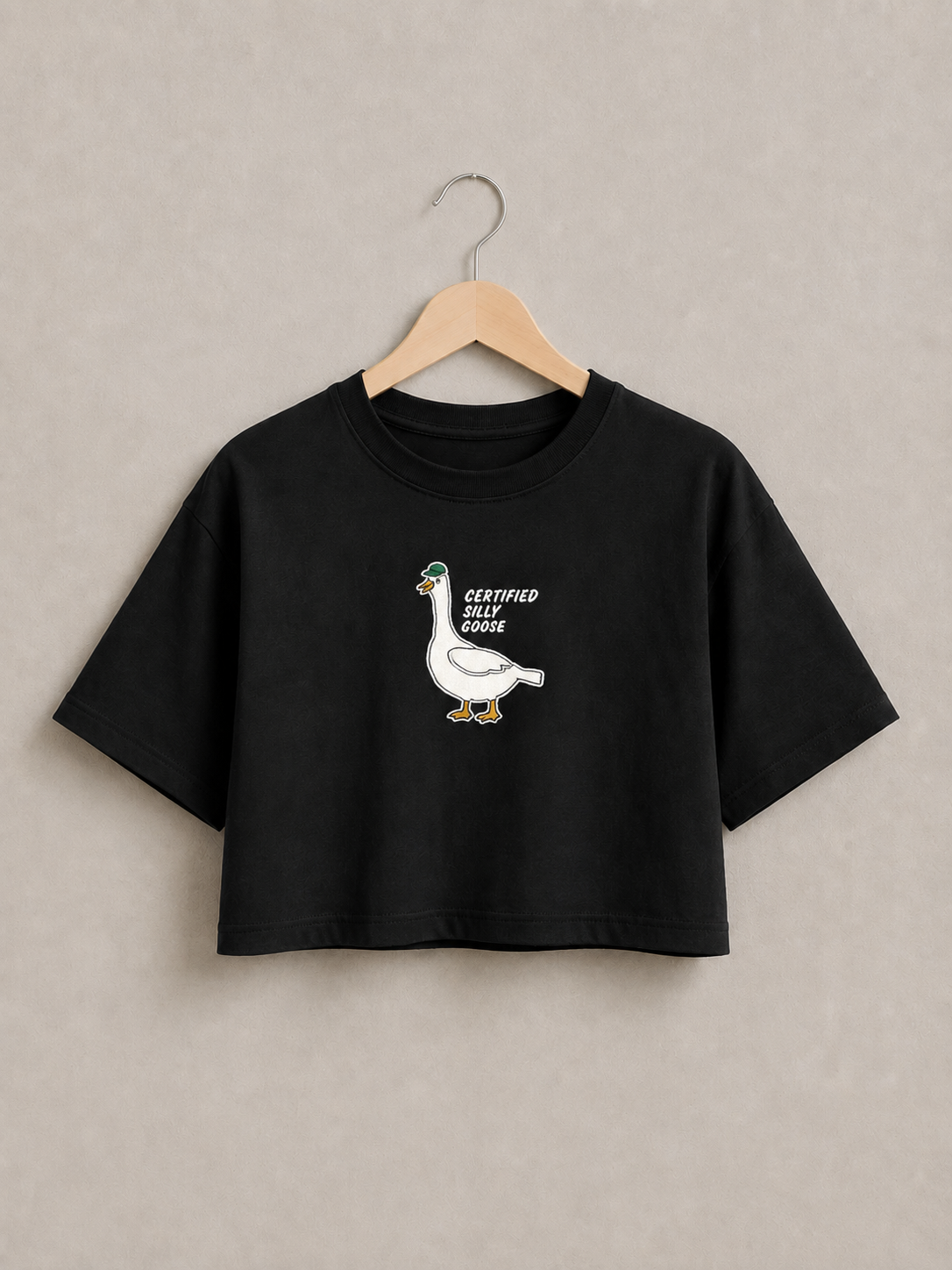 Certified Silly Goose Crop Tee