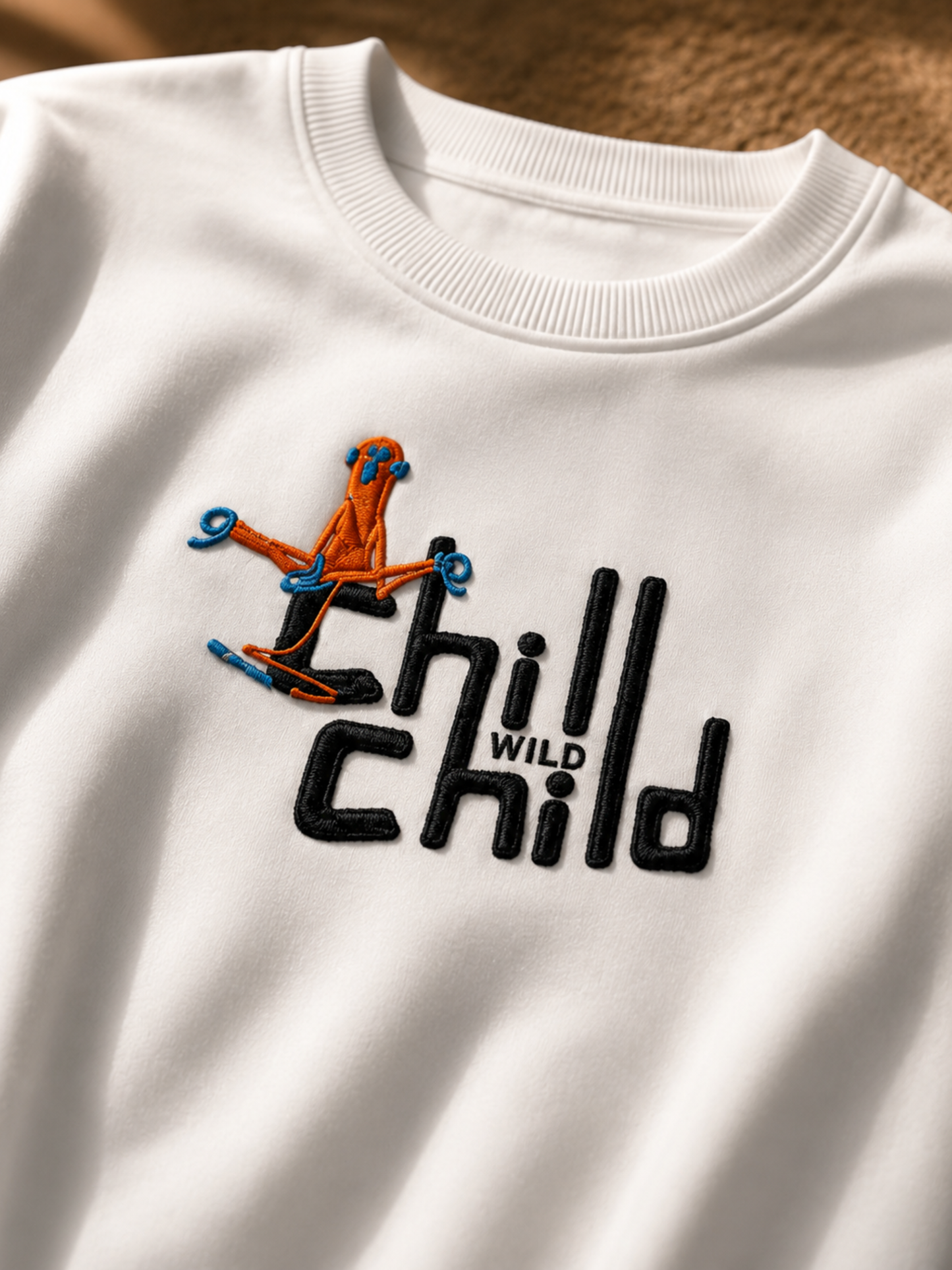 Chill Wild Child Logo Tee — White