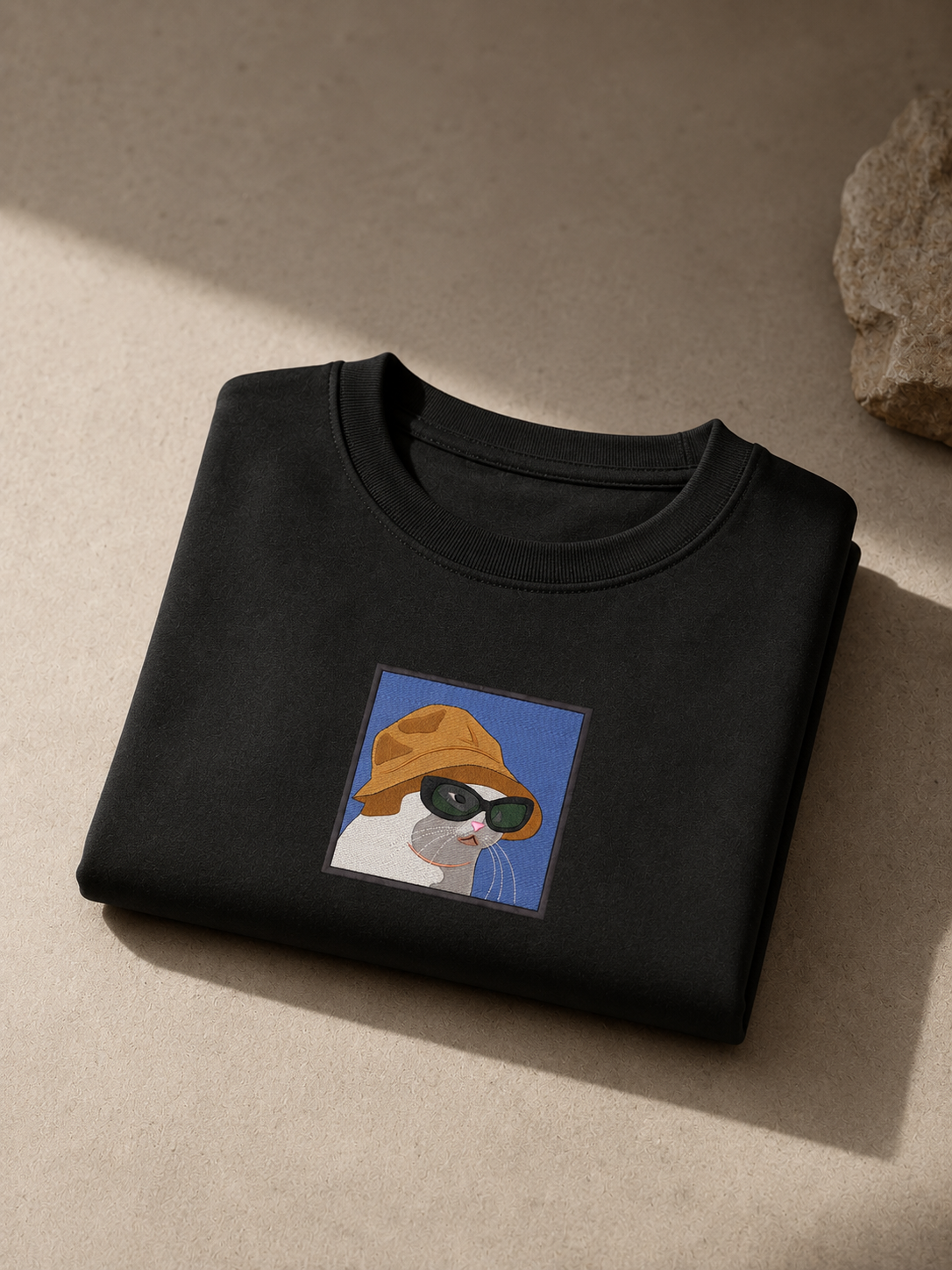 Cool Cat Crop Tee