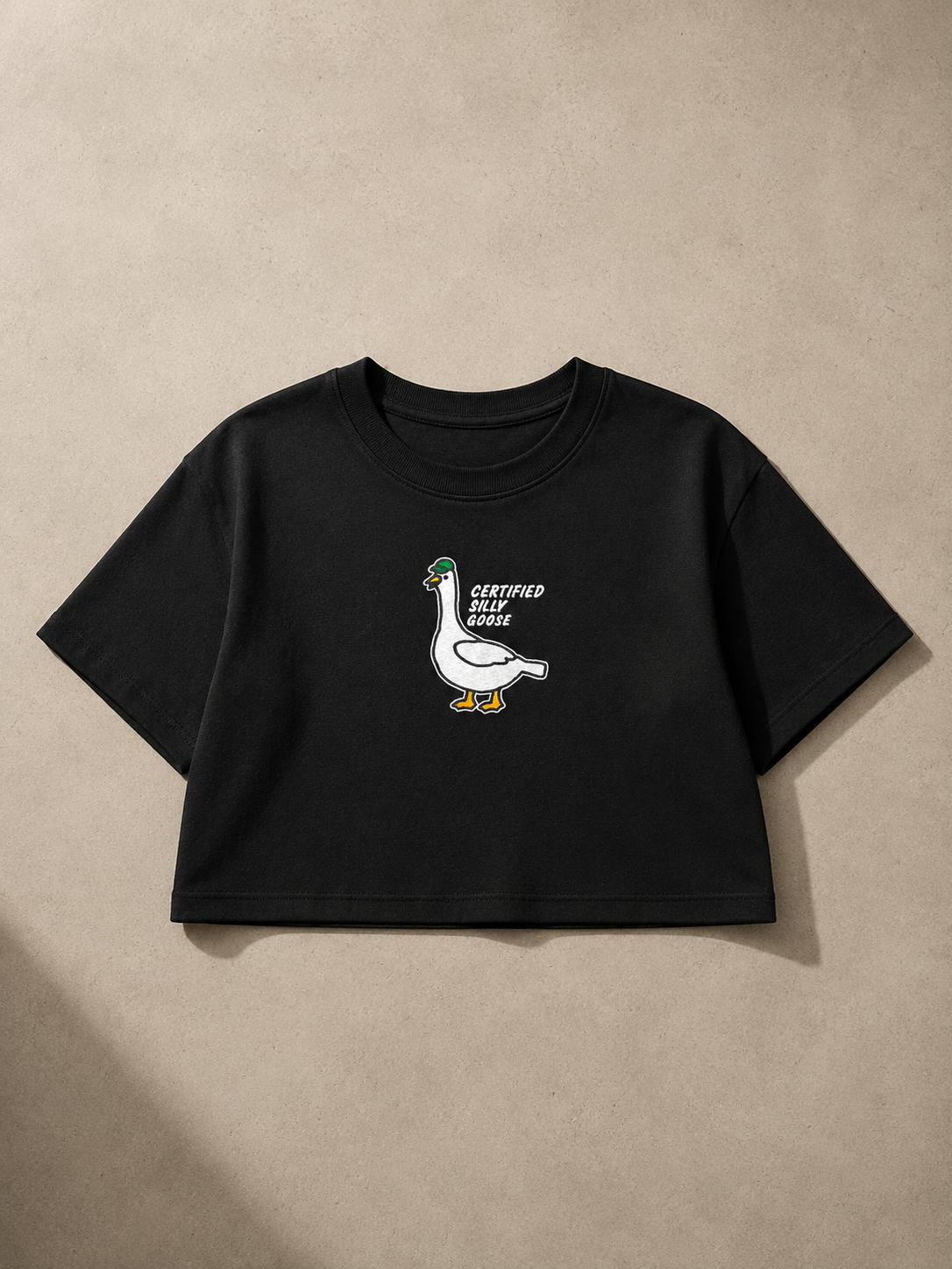 Certified Silly Goose Crop Tee