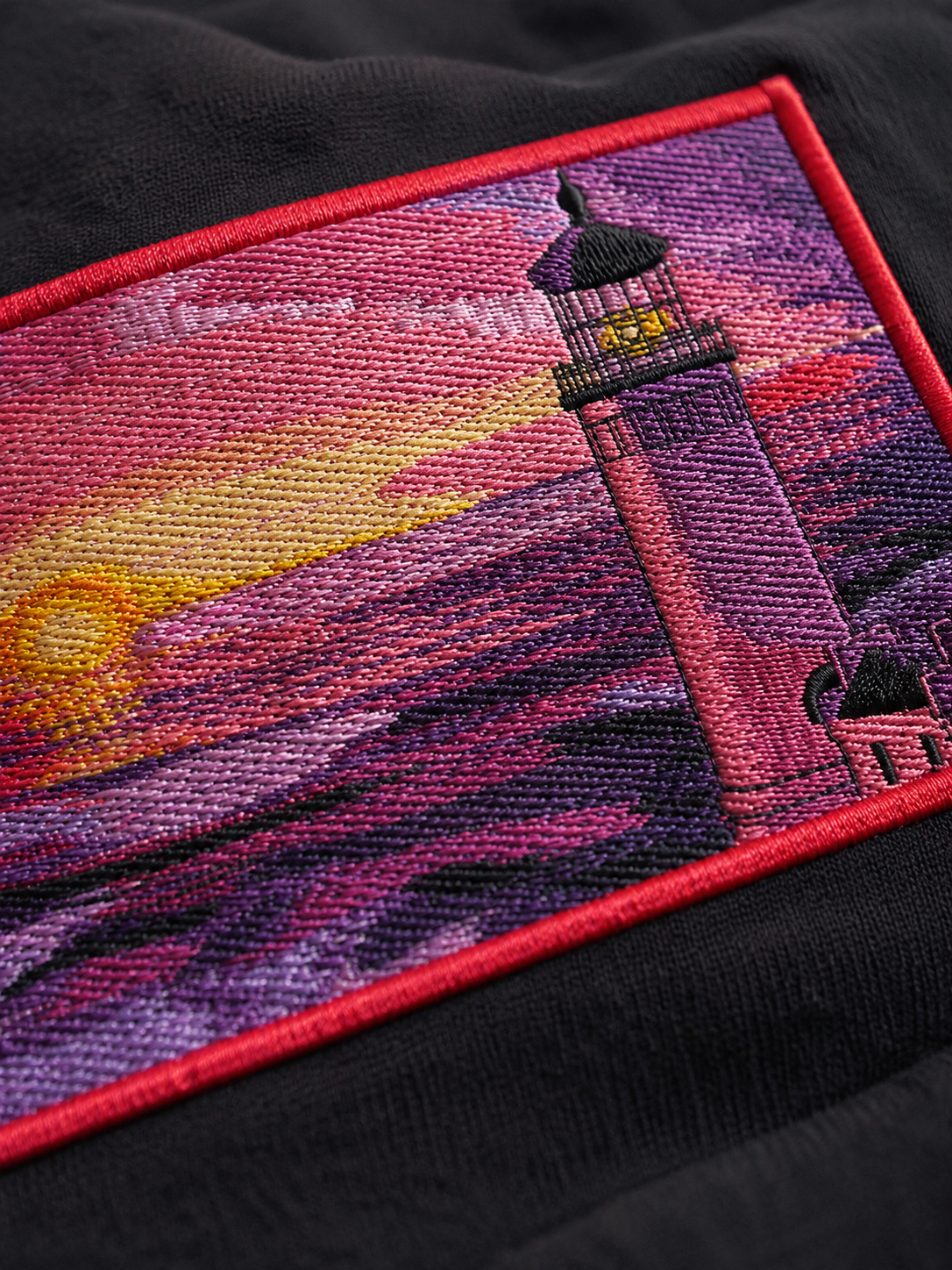 Last Light Oversized Tee — Black