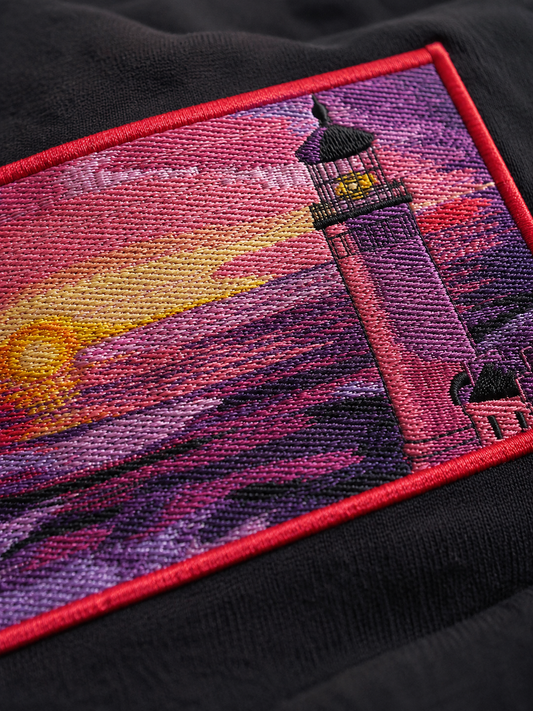 Last Light Oversized Tee — Black