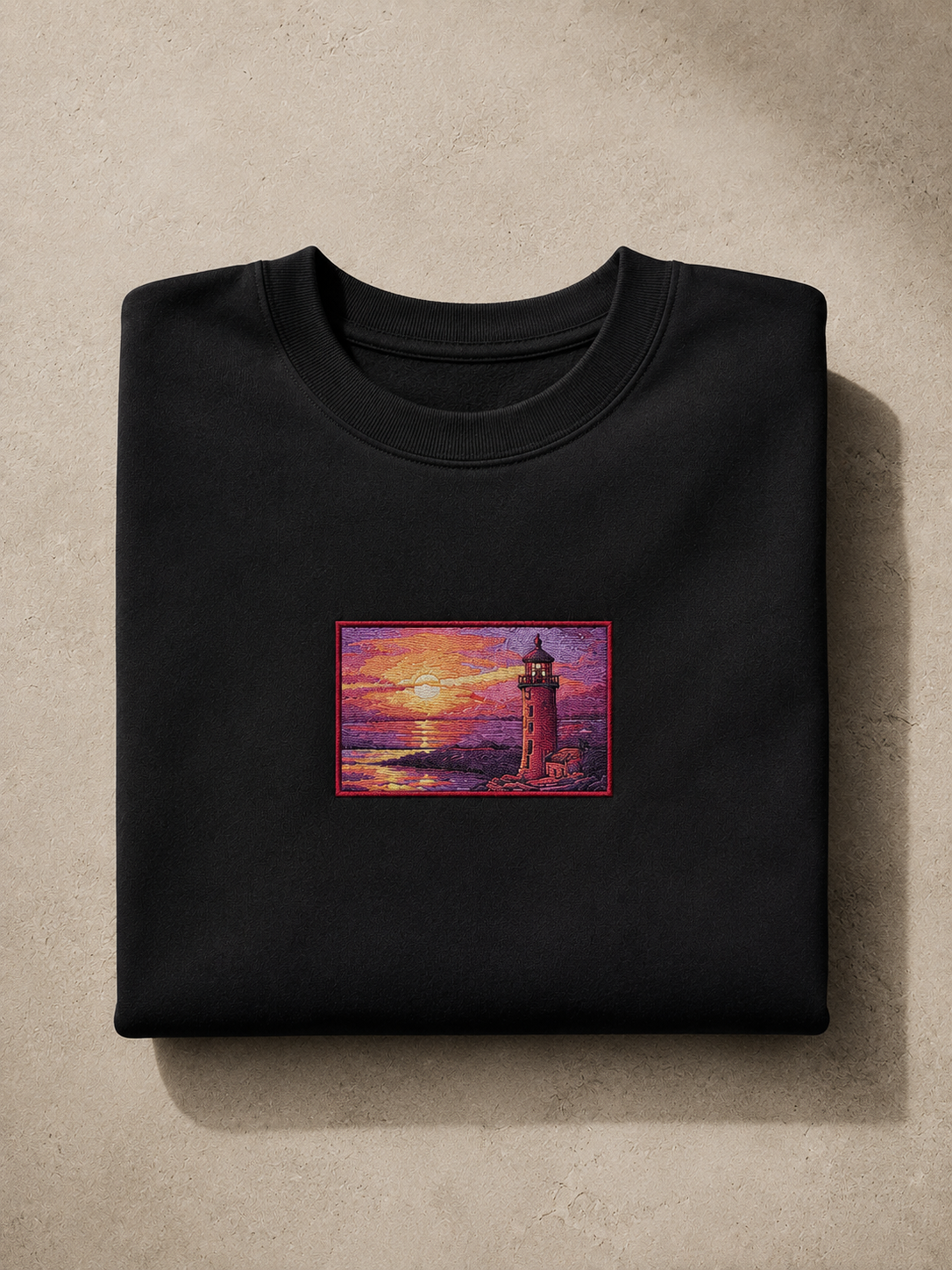 Last Light Oversized Tee — Black